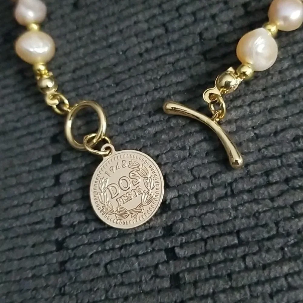 Baroque Fresh Water Pearls Champagne - Picture 6 of 10